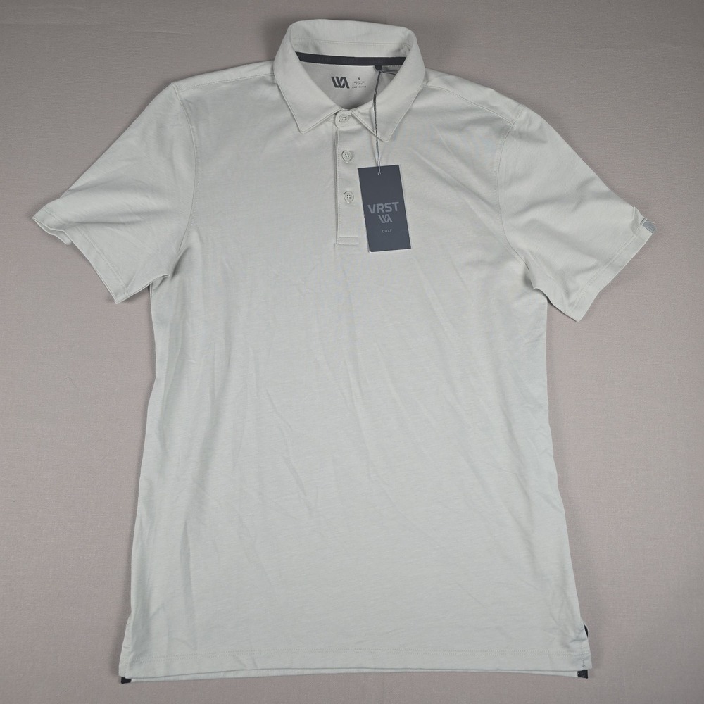 VRST Polo Shirt Men's Small Light Sage NWT Golf Performance Four Way Stretch